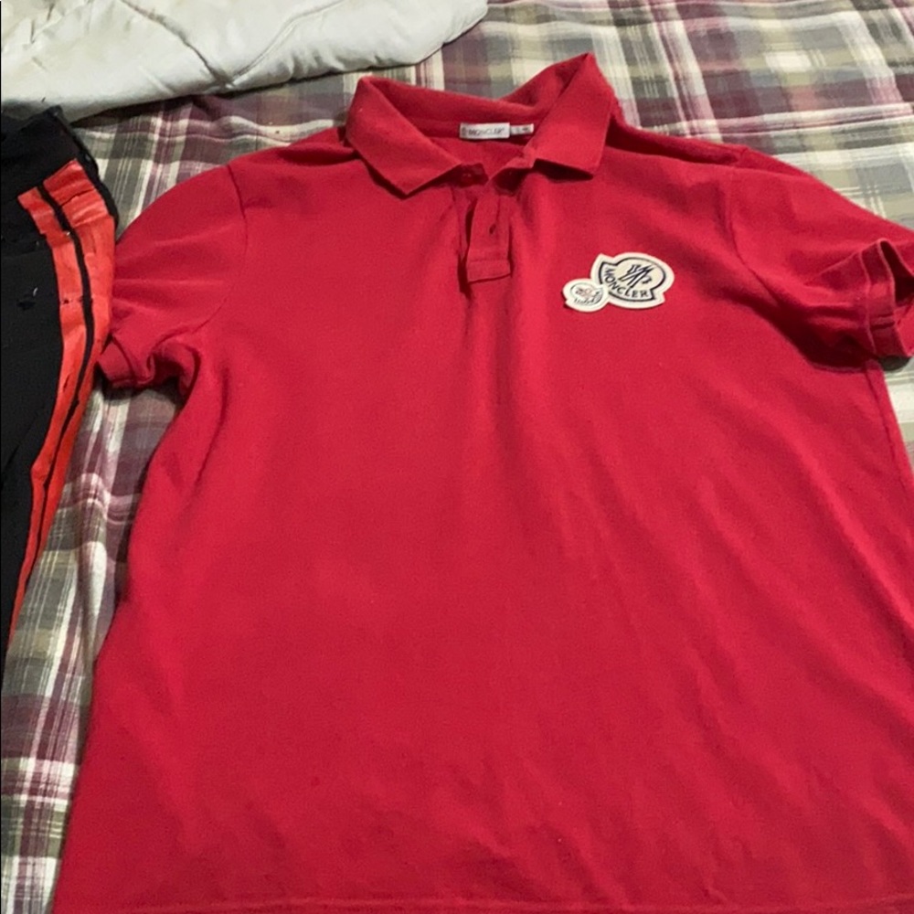 MONCLER POLO COLLAR SHIRT